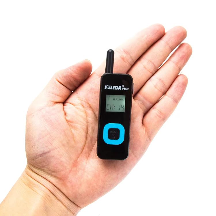 HELIDA T-M1 Mini Portable Rechargeable Two-Way Radio 22 Channels Compact Walkie Talkie US Plug Black - Handheld Walkie Talkie by HELIDA | Online Shopping UK | buy2fix