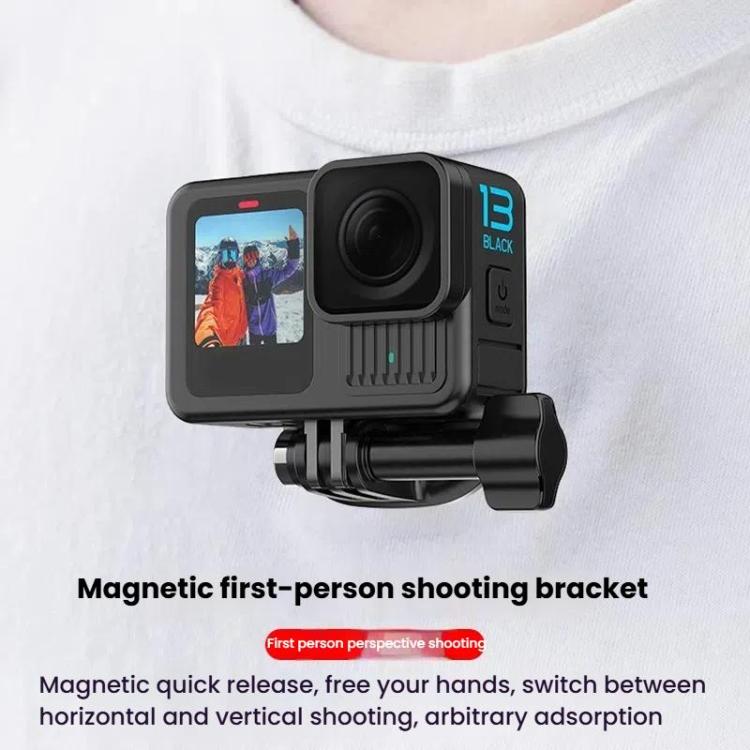 HEPAIL AC76 Action Camera Mobile Phone Magnetic Neck Strap Mount - Holder by HEPAIL | Online Shopping UK | buy2fix