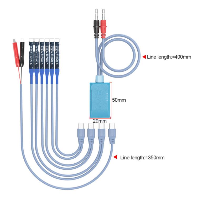 SUNSHINE SS-905G For Tecno / itel / Infinix Series Power Supply Cable Mobile Phone Repair Test Cables - Test Tools by SUNSHINE | Online Shopping UK | buy2fix