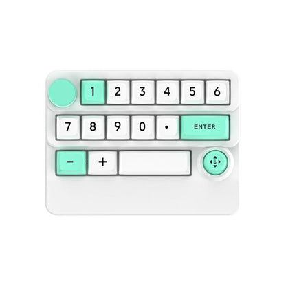 15-Key Wireless Tri-Mode Mechanical Gaming Keyboard Hot-Swappable, RGB Backlit, Macro Programmable(White) - Mini Keyboard by MKESPN | Online Shopping UK | buy2fix