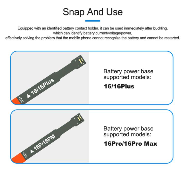 SUNSHINE SS-908G For iPhone 16 Series Power Supply Start-up Cable Mobile Phone Repair Test Cable - Test Tools by SUNSHINE | Online Shopping UK | buy2fix