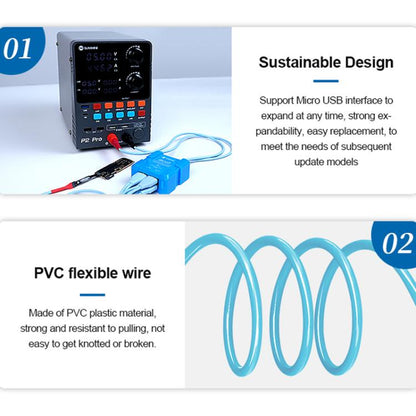 SUNSHINE SS-908G For iPhone 16 Series Power Supply Start-up Cable Mobile Phone Repair Test Cable - Test Tools by SUNSHINE | Online Shopping UK | buy2fix