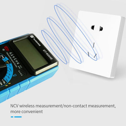 SUNSHINE DT-9205E High-Precision Digital Multimeter For Measuring Current Voltage Portable Repair Electrician Meter With Burn Protection - Digital Multimeter by SUNSHINE | Online Shopping UK | buy2fix