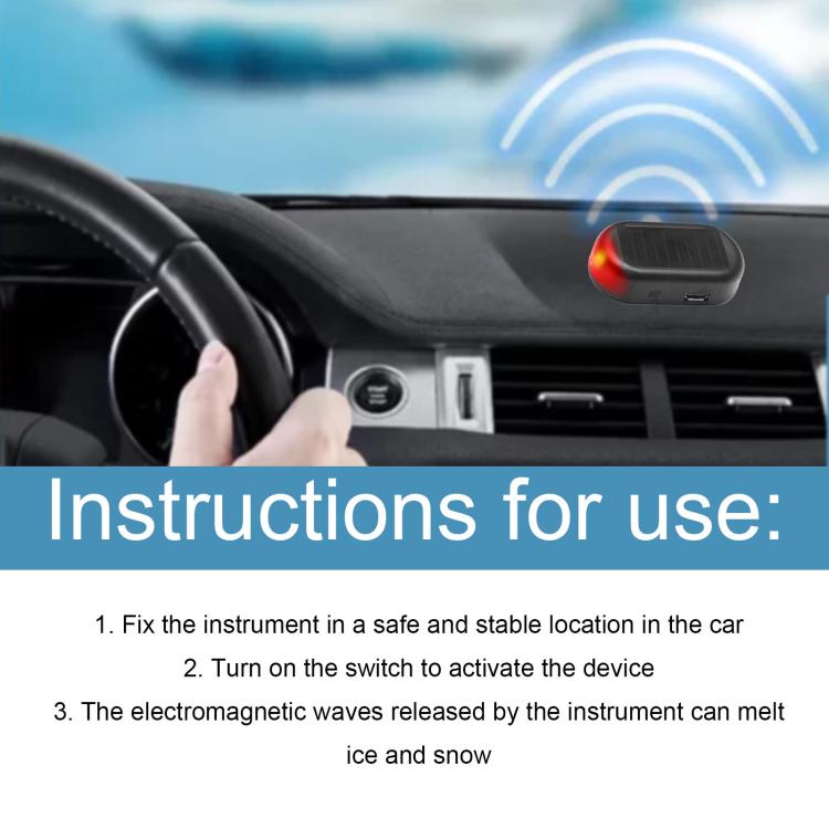 Rayhong Adwanced Car Windshield Anti-Frost Device Car Window Glass Anti-ice Snow Remover - Ice Scraper by Rayhong | Online Shopping UK | buy2fix