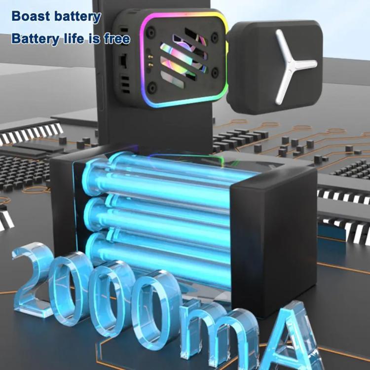 SR03 Wireless Magnetic Phone Cooler With LED Light Overclocking Semiconductor Cooling(White) - Cooling Fan Radiator by buy2fix | Online Shopping UK | buy2fix