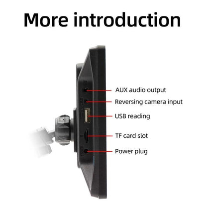 Car Universal Screen Stereo HD MP5 Player Reversing Monitor With Rear View Camera - Car MP3 & MP4 & MP5 by buy2fix | Online Shopping UK | buy2fix