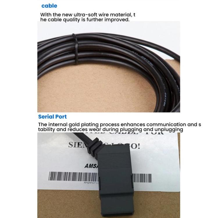 AMSAMOTION For Siemens LOGO PLC Programming Cable, Spec: PC-Cable Driver Required - Others by AMSAMOTION | Online Shopping UK | buy2fix