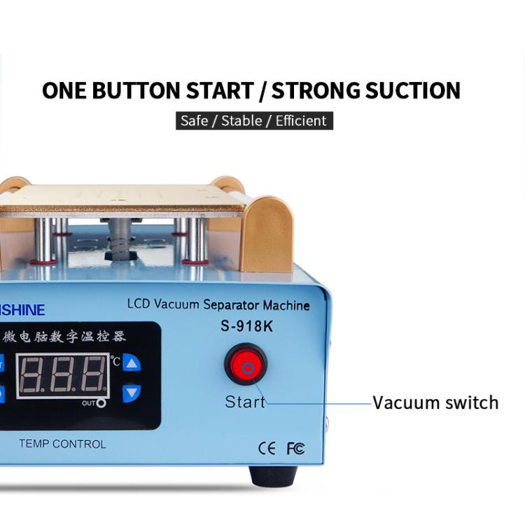 SUNSHINE S-918K 8.5 inch Workbench Screen Repair Heater Repair LCD Screen Separator Heat Separation, EU Plug - Separation Equipment by SUNSHINE | Online Shopping UK | buy2fix