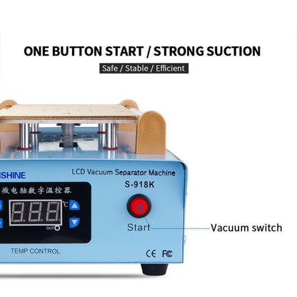 SUNSHINE S-918K 8.5 inch Workbench Screen Repair Heater Repair LCD Screen Separator Heat Separation, EU Plug - Separation Equipment by SUNSHINE | Online Shopping UK | buy2fix