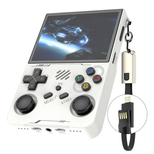 R36XX Dual-Band WiFi Handheld Game Console 3.5-Inch IPS HD Mipi Screen Open-Source Linux OS 64G(White) - Pocket Console by buy2fix | Online Shopping UK | buy2fix