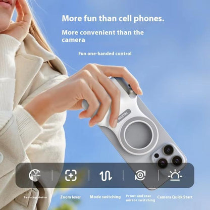 TELESIN P1-MP-10 Magsafe Magnetic Camera Shoot Hand Grip Bluetooth Remote Control Mobile Phone Camera Handle - Phone Remote Control by TELESIN | Online Shopping UK | buy2fix