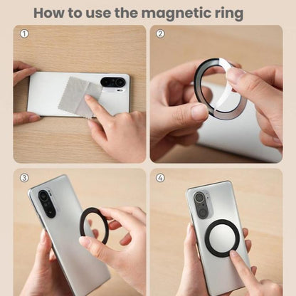 TELESIN P7-RB-02 Waterdrop-shaped Mobile Phone Photography Stand Magsafe Magnetic Selfie Stick - Desktop Holder by TELESIN | Online Shopping UK | buy2fix