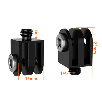 TFSM064 Three-Slot Adapter Camera Cage 360-Degree Rotating Connector Tripod 1/4 Inch Adapter -  by buy2fix | Online Shopping UK | buy2fix