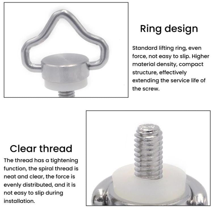 TF3425 2pcs M4 Quick Release Screw Camera Drone Shoulder Strap Lanyard Screw -  by buy2fix | Online Shopping UK | buy2fix