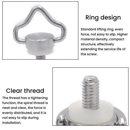 TF3224 2pcs M4 Quick Release Screw Camera Drone Shoulder Strap Lanyard Screw -  by buy2fix | Online Shopping UK | buy2fix