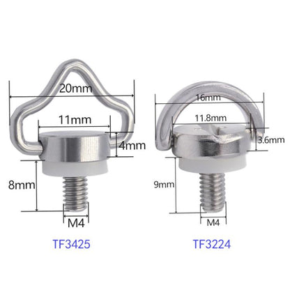 TF3224 2pcs M4 Quick Release Screw Camera Drone Shoulder Strap Lanyard Screw -  by buy2fix | Online Shopping UK | buy2fix