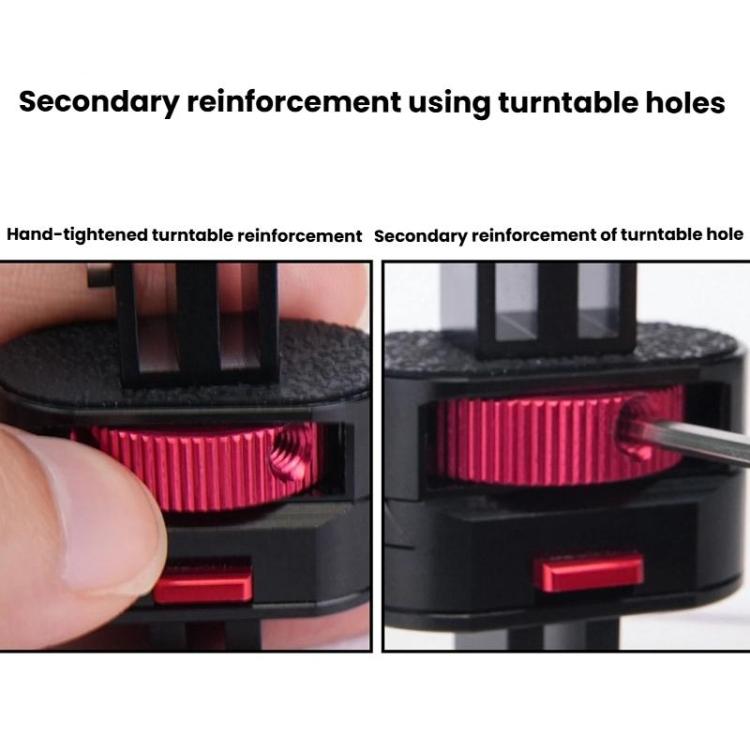 TFSM152 2 Pages 3 In 1 Action Camera 1/4 Metal Adapter Quick Release Mount -  by buy2fix | Online Shopping UK | buy2fix