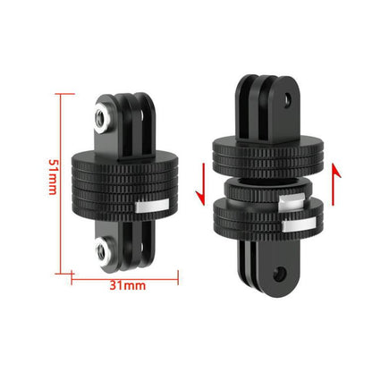 TFSM107  3-page To 3-page Card Slot Action Camera Quick Release Adapter Tripod Accessories -  by buy2fix | Online Shopping UK | buy2fix