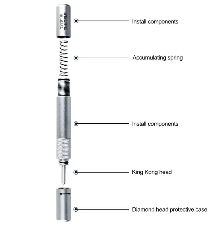 RELIFE RL-066A Repairing Mobile Phone Back Cover Glass Explosion Pen Disassembling Lens Frame Diamond Pen - Others by RELIFE | Online Shopping UK | buy2fix