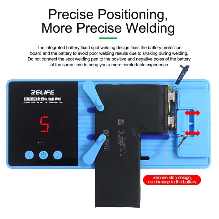 RELIFE RL-936WE Digital Display Battery Spot Welder Small Portable Repair Lithium Battery Spot Welder - Electric Soldering Iron by RELIFE | Online Shopping UK | buy2fix