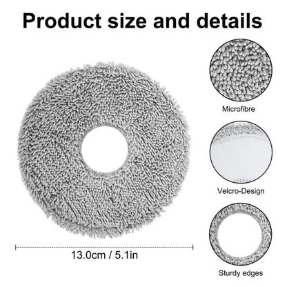 2pcs /Pack Mop Pad For IRobot Roomba Plus 505/405 Combo Vacuum Replacement Parts - For iRobot Accessories by buy2fix | Online Shopping UK | buy2fix