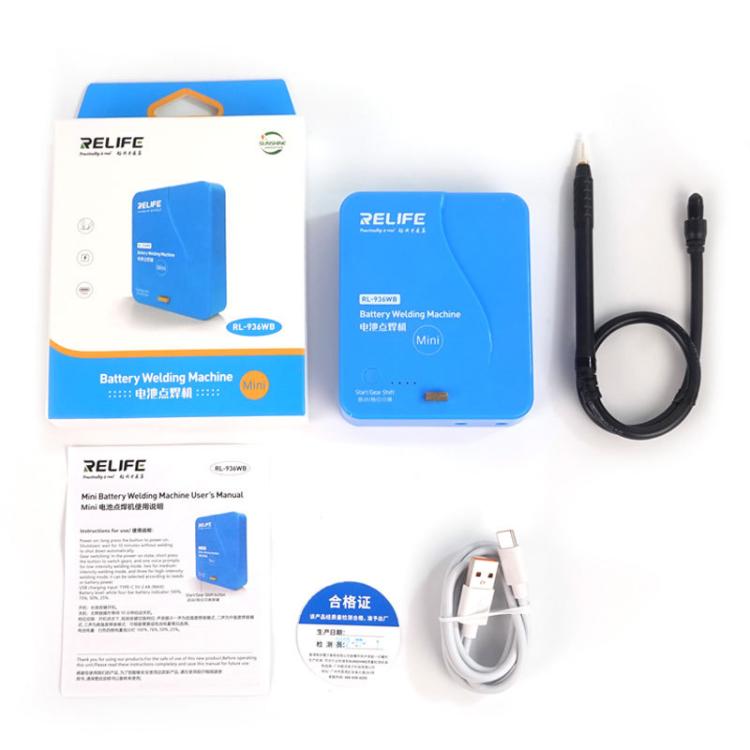 RELIFE RL-936WB Portable Spot Welder Small Lithium Battery Welder - Electric Soldering Iron by RELIFE | Online Shopping UK | buy2fix