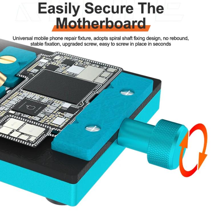 RELIFE RL-601L Mini Rotary Mobile Phone Motherboard Repair Multi-Use Card Holder High Temperature Resistant Fixed Card Slot - Repair Fixture by RELIFE | Online Shopping UK | buy2fix