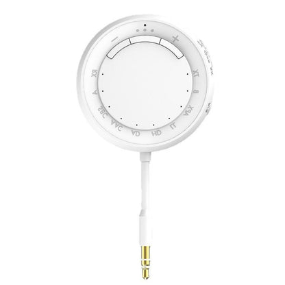 2-in-1 Bluetooth 5.4 Audio Adapter with Qualcomm Chip Low Latency Wireless Transmitter/Receiver for Car/Home(White) - Audio Receiver Transmitter by buy2fix | Online Shopping UK | buy2fix