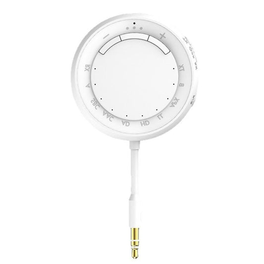 2-in-1 Bluetooth 5.4 Audio Adapter with Qualcomm Chip Low Latency Wireless Transmitter/Receiver for Car/Home(White) - Audio Receiver Transmitter by buy2fix | Online Shopping UK | buy2fix