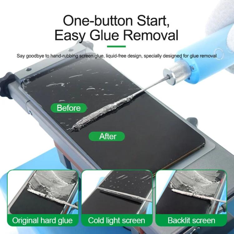 RELIFE RL-056F Wireless Speed Control Integrated Glue Removal Machine Cutting Machine Screen OCA Glue Removal - Dust Remove Tool by RELIFE | Online Shopping UK | buy2fix