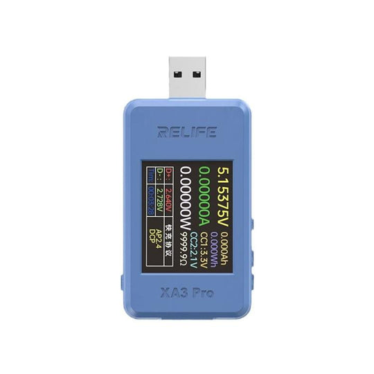 RELIFE XA3 Pro USB / Type-C Smart Detector Fast Charging Protocol Identification Detection