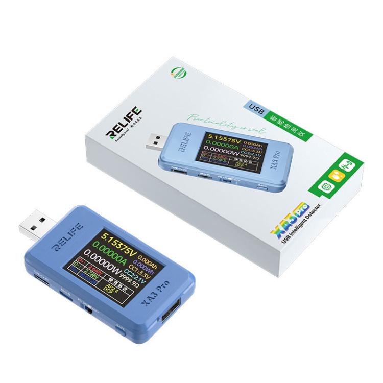 RELIFE XA3 Pro USB / Type-C Smart Detector Fast Charging Protocol Identification Detection - Test Tools by RELIFE | Online Shopping UK | buy2fix