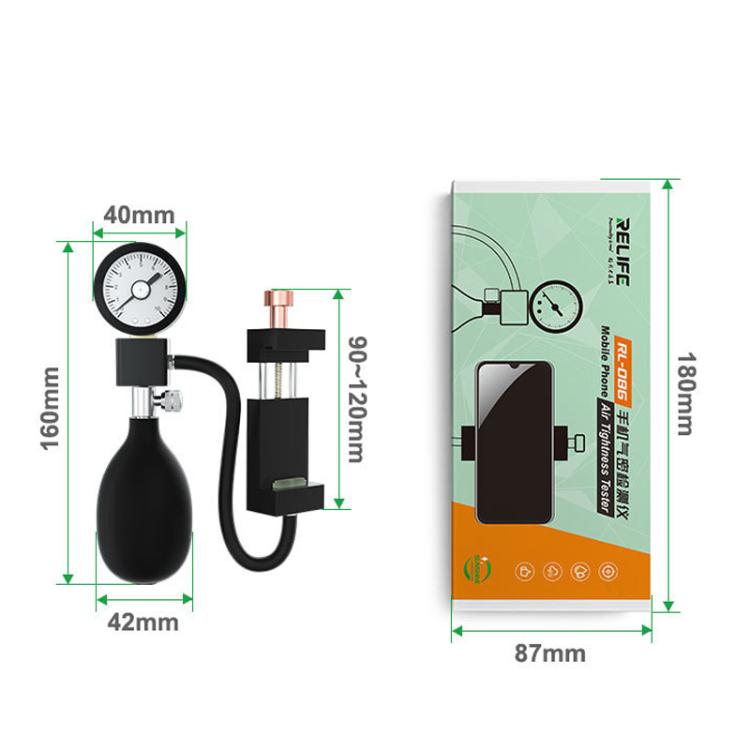 RELIFE RL-086 Mobile Phone Airtightness Tester Waterproof Sealing Testing Instrument - Test Tools by RELIFE | Online Shopping UK | buy2fix