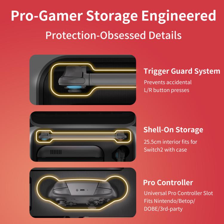 For Nintendo Switch 2 STARTRC GAMES Multifunctional Storage Bag Handbag Portable Crossbody Bag(Gray) - Bags by STARTRC GAMES | Online Shopping UK | buy2fix
