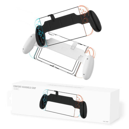 For Nintendo Switch 2 / Switch / Switch OLED Ergonomic Anti-Slip Grip Handle(White) - Others by buy2fix | Online Shopping UK | buy2fix
