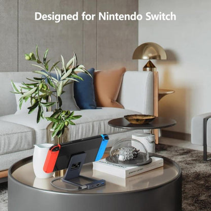 For Nintendo Switch / Switch 2 / Switch OLED Game Console Base HD Video Converter 3 In 1 Expansion Dock For TV Screen Mirroring(Tarnish) - Holder by buy2fix | Online Shopping UK | buy2fix