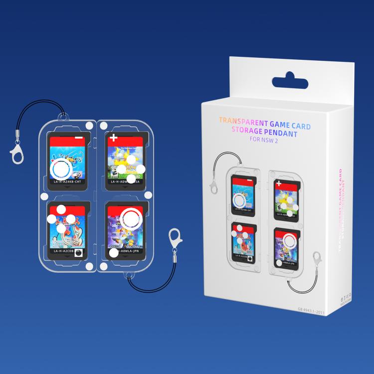 For Nintendo Switch / Switch 2 Game Card Storage Box Portable Transparent PC Card Box - Others by buy2fix | Online Shopping UK | buy2fix