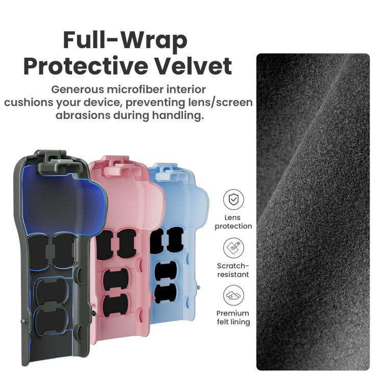 For DJI Osmo Pocket 3 Camera aMagisn Protective Cover Storage Case with 4 Magnetic Filter Slots(Blue) - Case & Bags by aMagisn | Online Shopping UK | buy2fix