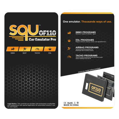 SQU OF110 Universal Car Emulator Pro IMMO, ESL, Airbag & Tacho Programmer Automotive ECU Coding & Diagnostic Tool - Code Readers & Scan Tools by buy2fix | Online Shopping UK | buy2fix