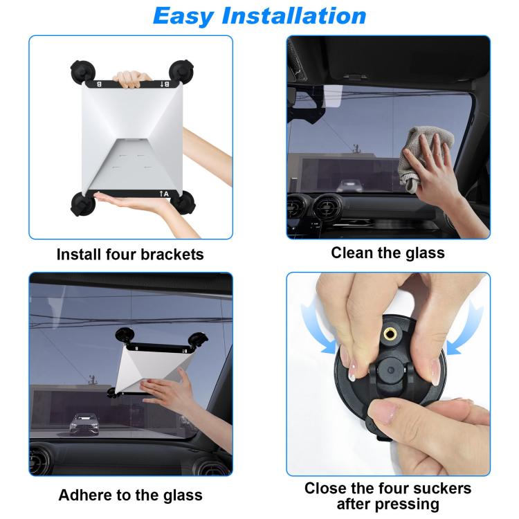 For Starlink Mini Car Metal Suction Cup Holder, Model: S2032B - Universal Car Holders by buy2fix | Online Shopping UK | buy2fix