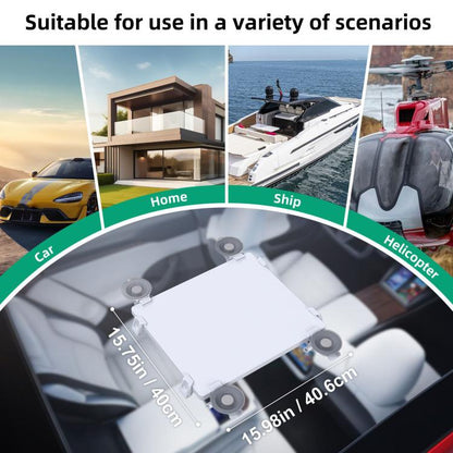 For Starlink Mini Car Sunroof Front Window Rear Window Glass Suction Cup Bracket(White) - Universal Car Holders by buy2fix | Online Shopping UK | buy2fix