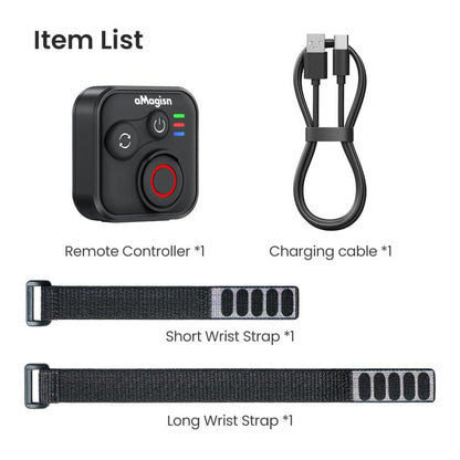 aMagisn Wireless Bluetooth Remote Control for Insta360, GoPro Hero Cameras & Smartphones - 50m Long Range - Others by aMagisn | Online Shopping UK | buy2fix