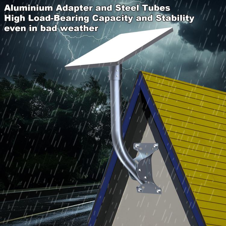 For Starlink Gen 3 / V4 Bracket Base Set, Style: Curved Pole - Antenna Base by buy2fix | Online Shopping UK | buy2fix