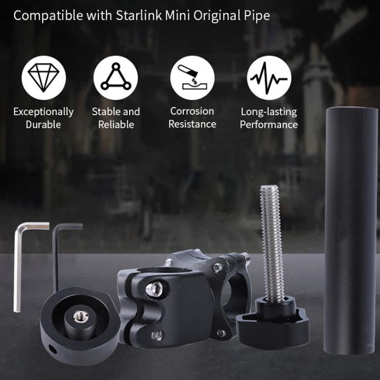 For Starlink Mini S2029 Aluminium Alloy Roof Rack Set - Roof Racks by buy2fix | Online Shopping UK | buy2fix