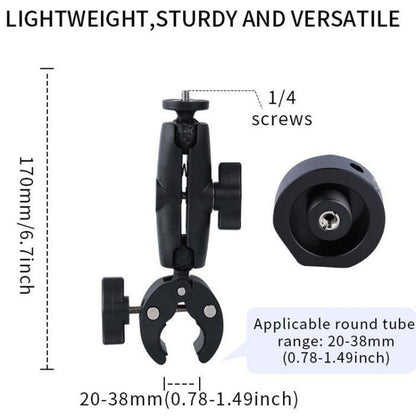 S8600 For Starlink Mini Aluminium Alloy Bracket Adapter Heavy Duty Clamp Bracket - Lan Cable and Tools by buy2fix | Online Shopping UK | buy2fix