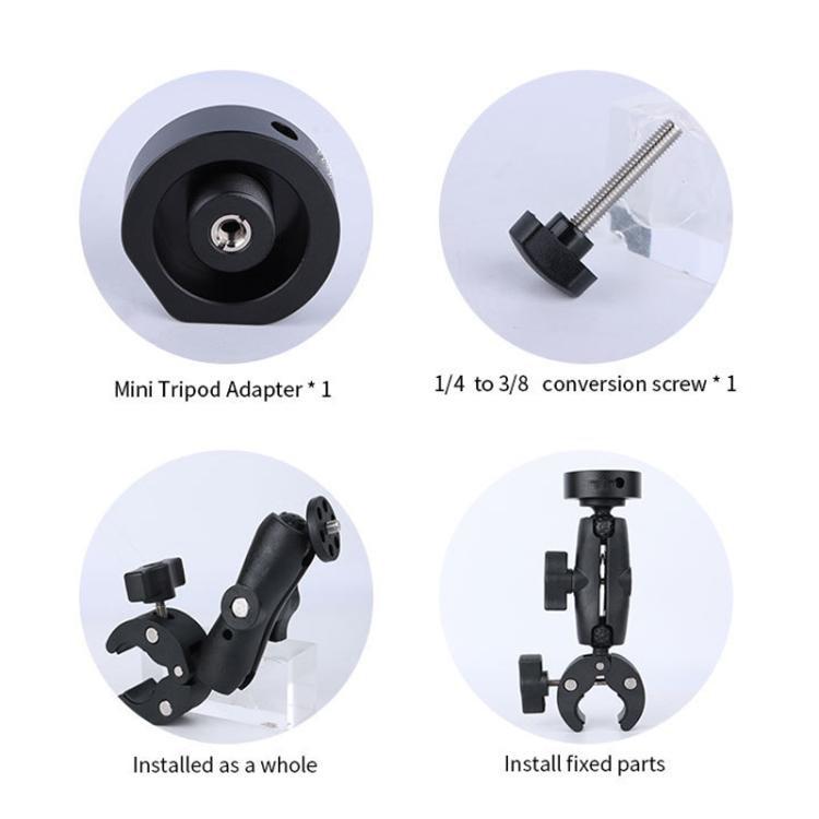 S8600 For Starlink Mini Aluminium Alloy Bracket Adapter Heavy Duty Clamp Bracket - Lan Cable and Tools by buy2fix | Online Shopping UK | buy2fix