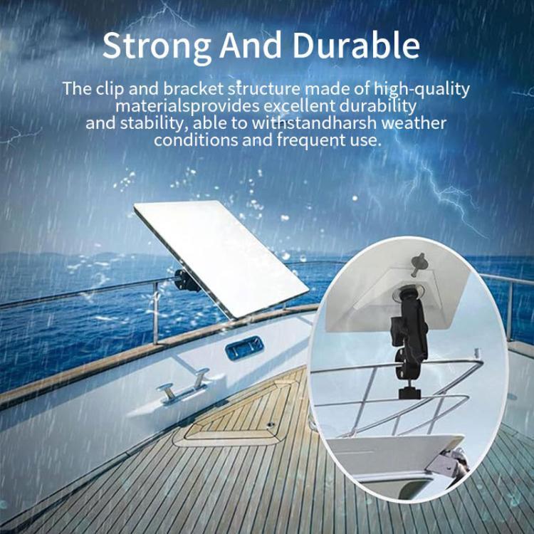 S8600 For Starlink Mini Aluminium Alloy Bracket Adapter Heavy Duty Clamp Bracket - Lan Cable and Tools by buy2fix | Online Shopping UK | buy2fix