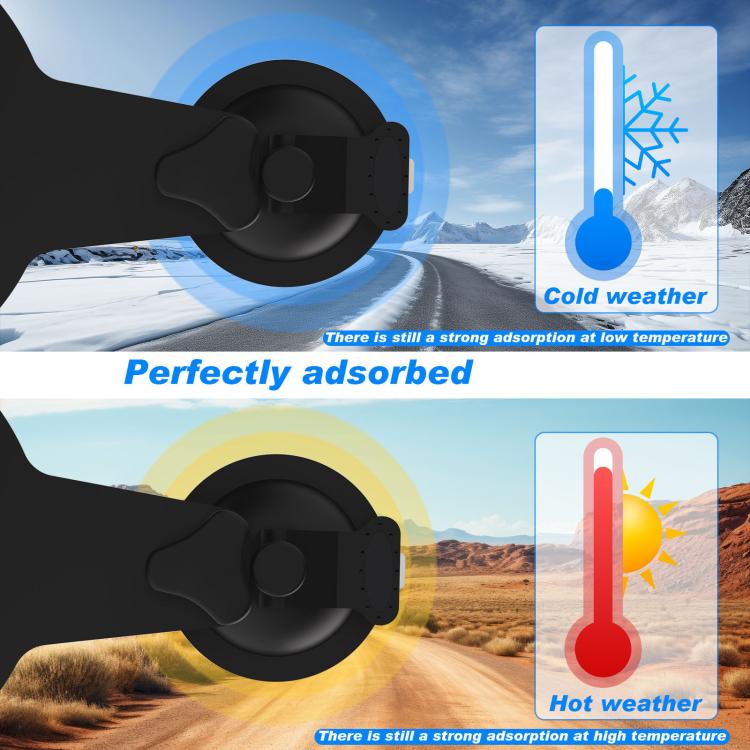 For Starlink Mini Roof Suction Cup Mount With Base(Black) - Roof Racks by buy2fix | Online Shopping UK | buy2fix