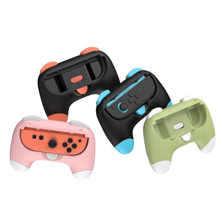 2pcs DOBE Grips for Nintendo Switch 2 Joy-Con Left/Right Controllers(Black Red+Black Blue) - Gamepads by DOBE | Online Shopping UK | buy2fix