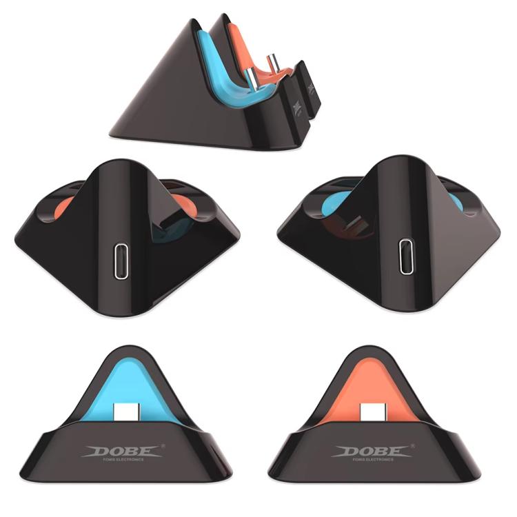 DOBE Console Charging Station for Nintendo Switch 2/Switch/Switch OLED/Switch Lite(Orange Black) - Charger & Power by DOBE | Online Shopping UK | buy2fix